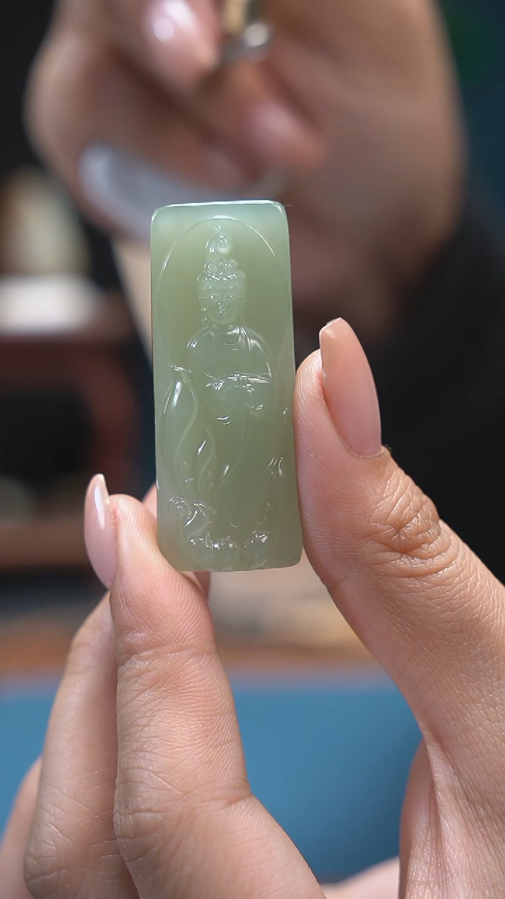 【闪购商品】和田玉吊坠(不含链)未镶嵌观音