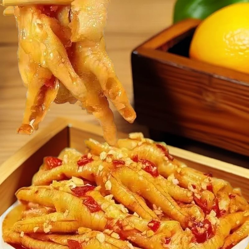 纯手工酸辣柠檬无骨鸡爪