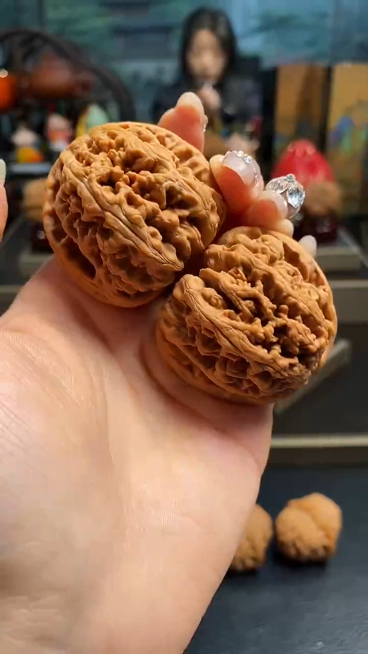 【闪购商品】文玩核桃吊坠K301大粗筋43