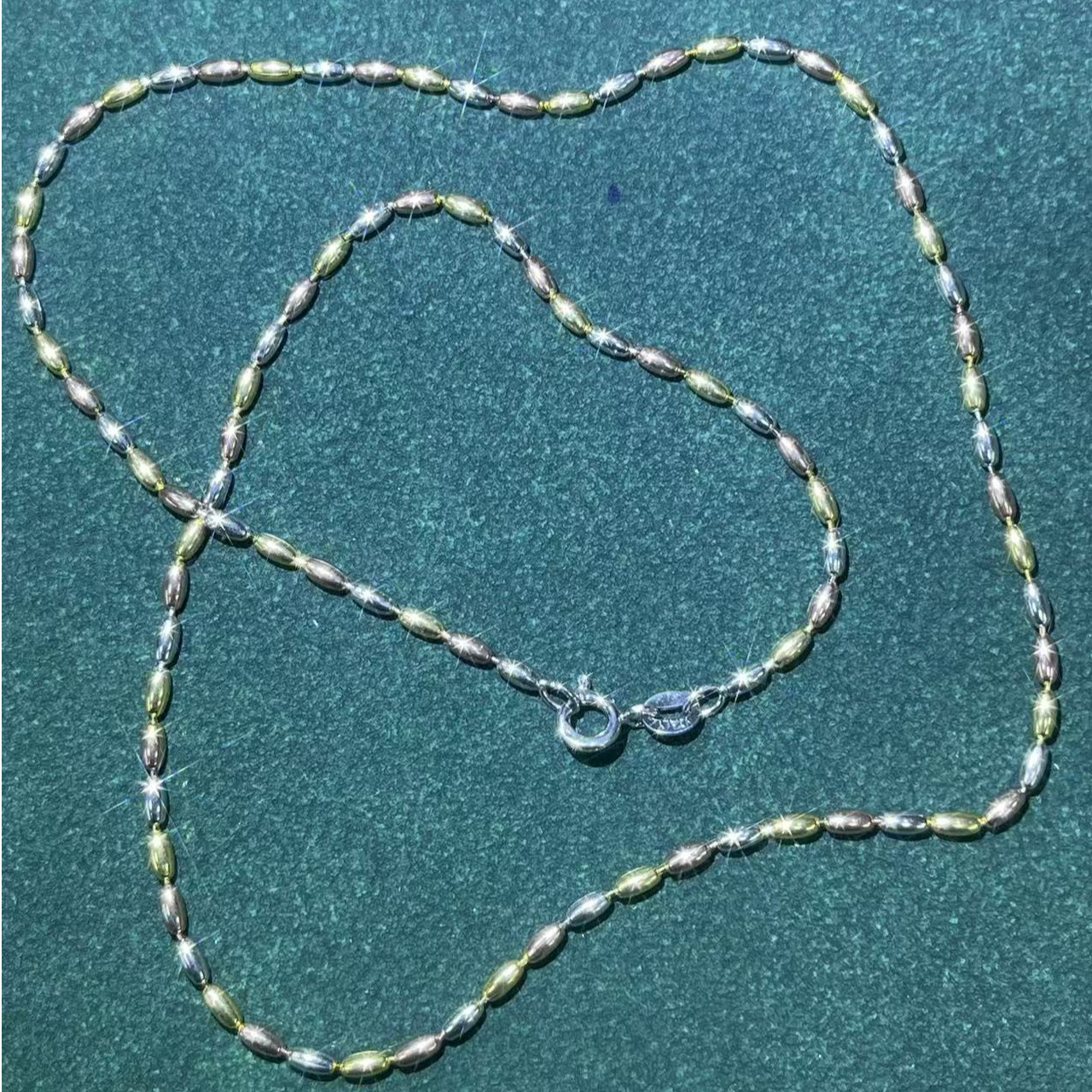  s2952三色米珠项链多样性发货