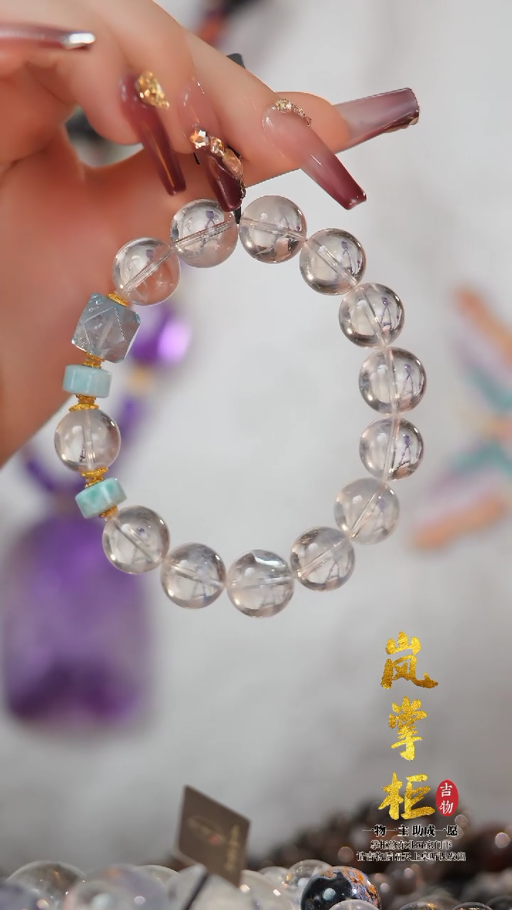 【闪购商品】水晶SC未镶嵌D2693 蓝针托帕