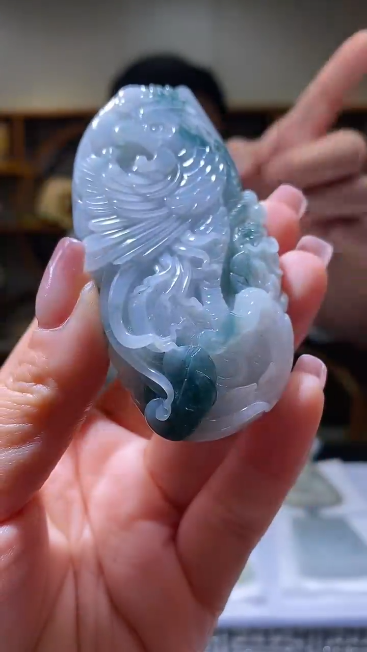 【闪购商品】定制翡翠未镶嵌36/0217/W/凤凰