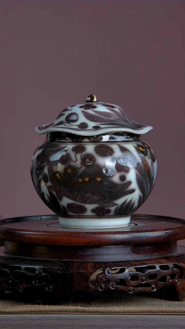 【闪购商品】景韵堂仿清茶叶末釉