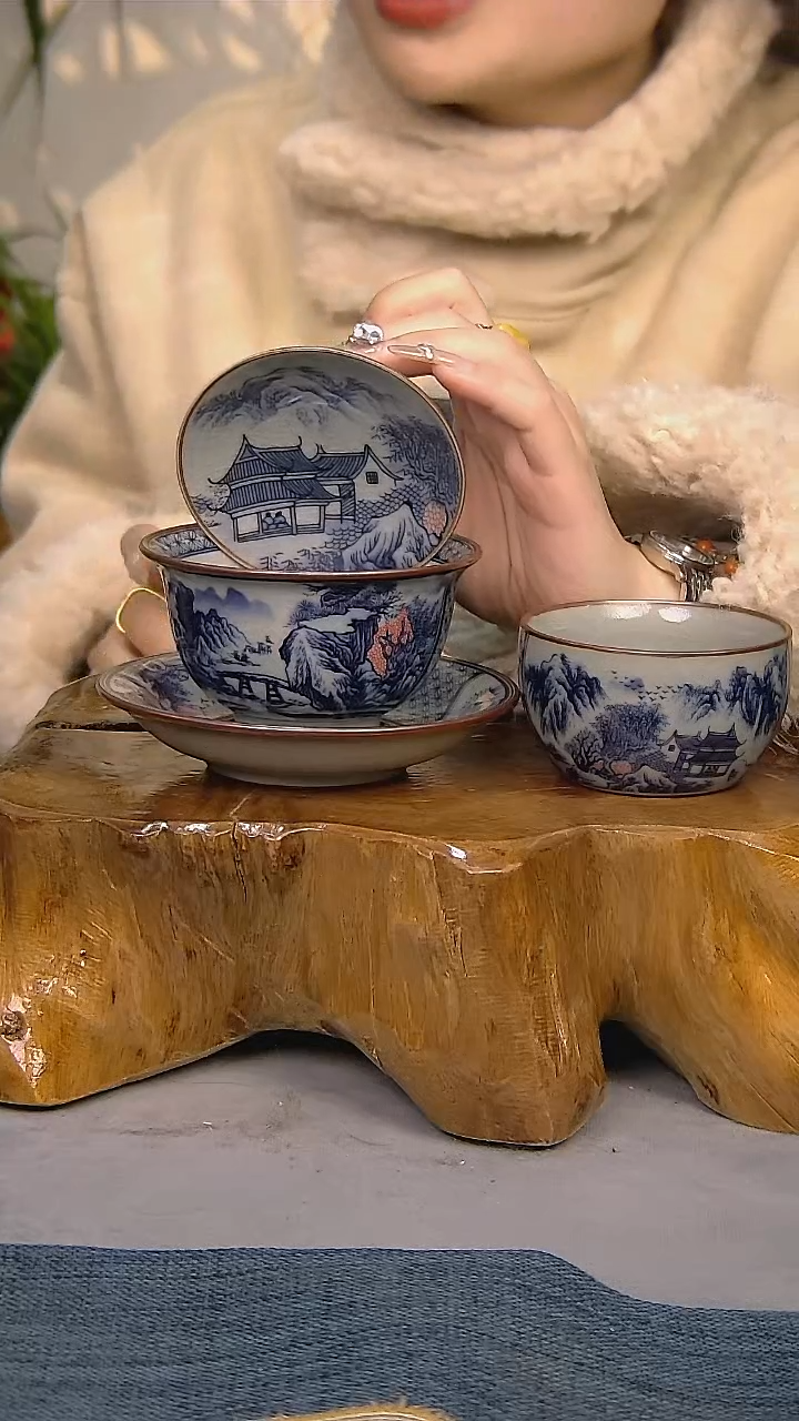 【闪购商品】2件套陶瓷茶具家用简装系列 