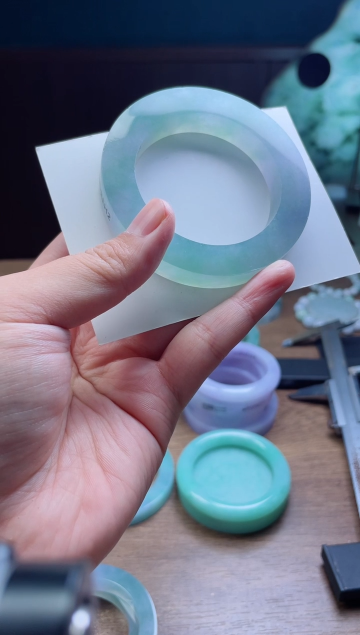 未镶嵌手镯定制翡翠满*定制