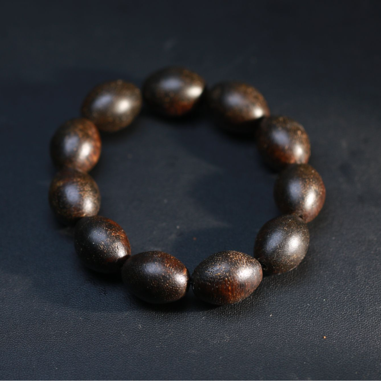 【曹总文玩】15MM文玩沉香木串手串SG895