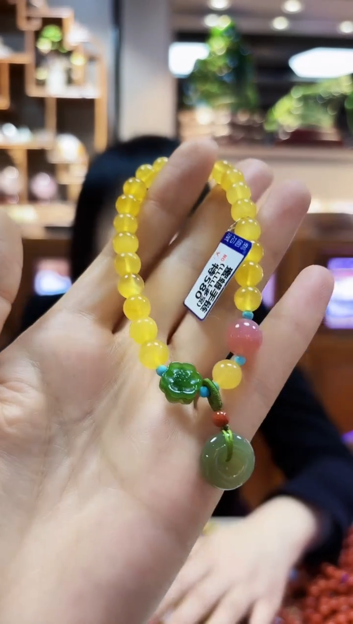 【闪购商品】蜜蜡颈饰未镶嵌手链7+