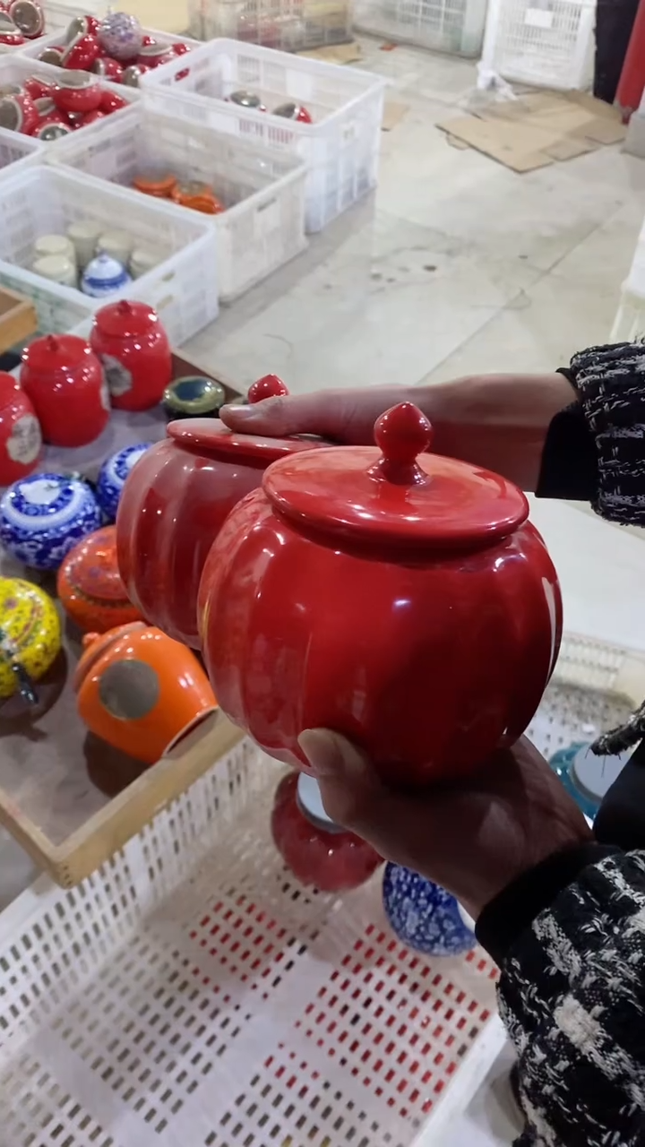 【闪购商品】罐陶瓷茶叶罐存茶罐密封罐