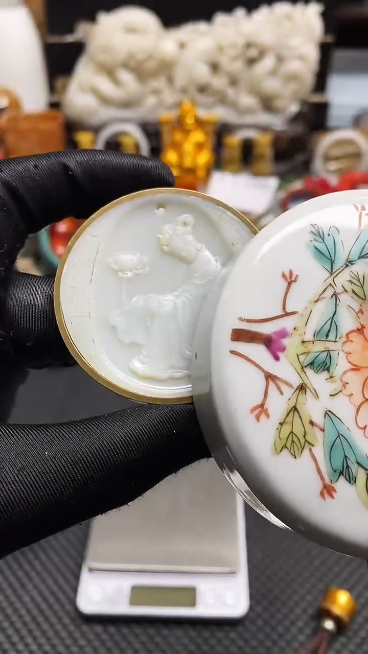 【闪购商品】瓷片瓷器瓷片 摆件1个