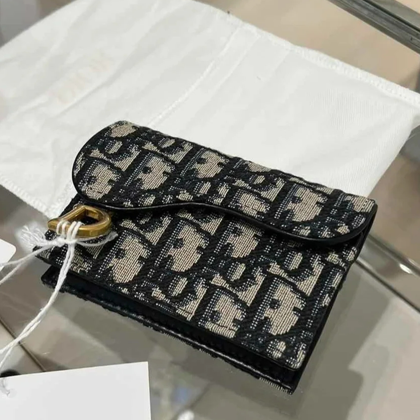95新 DIOR/迪奥 青奢荟/迪奥经典马鞍卡包/////67651