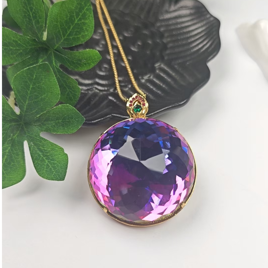 T040-@夏季轻奢z紫杉醇之光精选吊坠多样性发一件