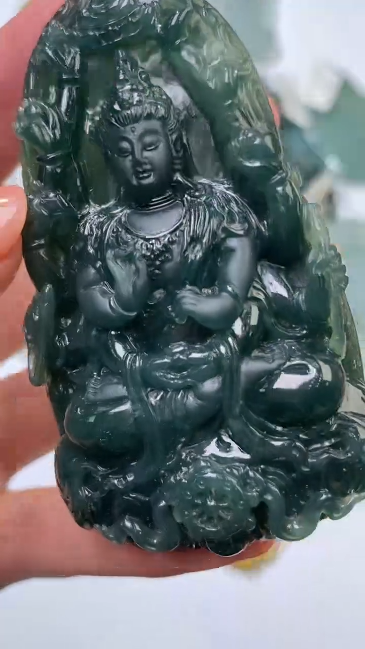翡翠挂件未镶嵌水***昊1