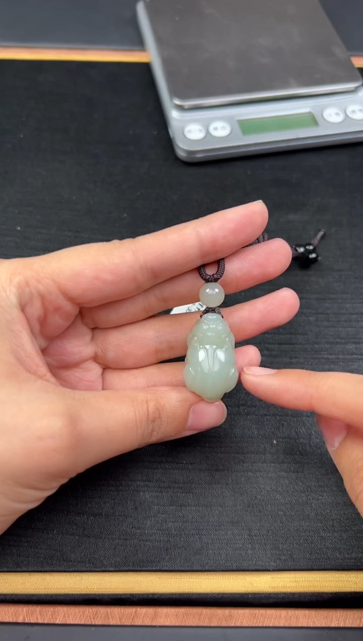 【闪购商品】和田玉吊坠(赠链)未镶嵌且末微色差近矿貔貅