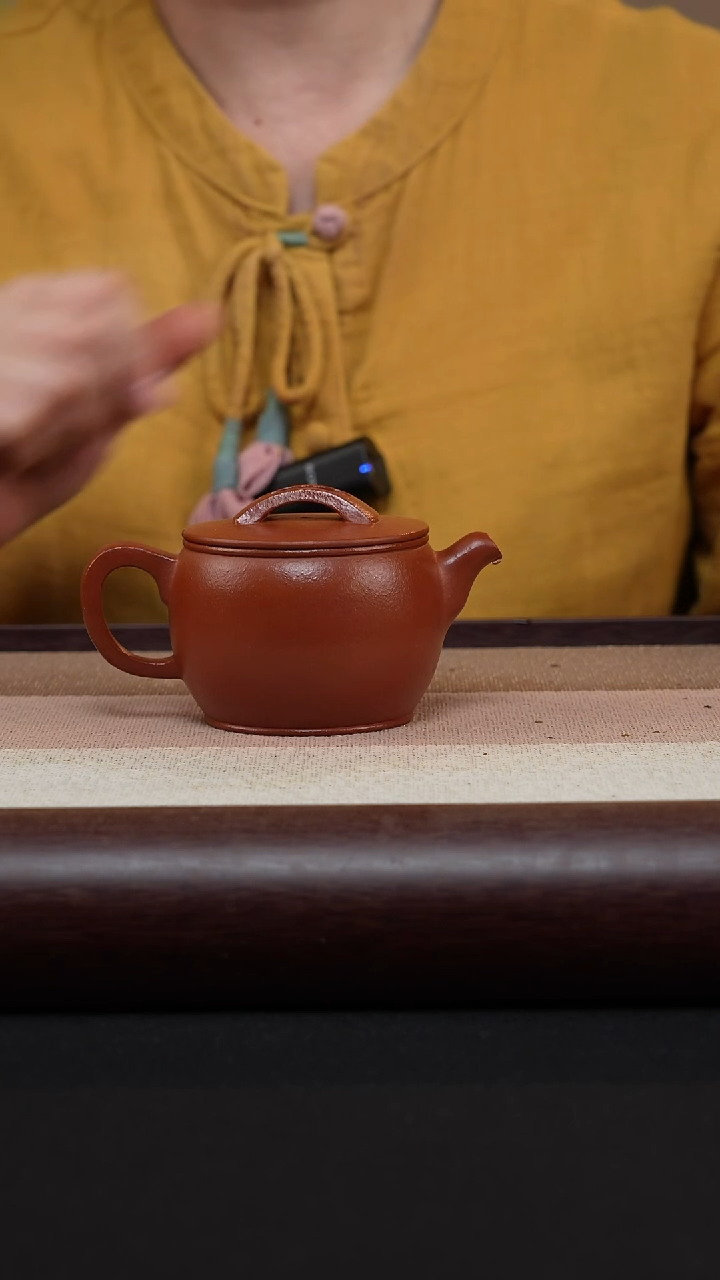 【闪购商品】紫砂茶壶朱泥汉瓦200cc内推