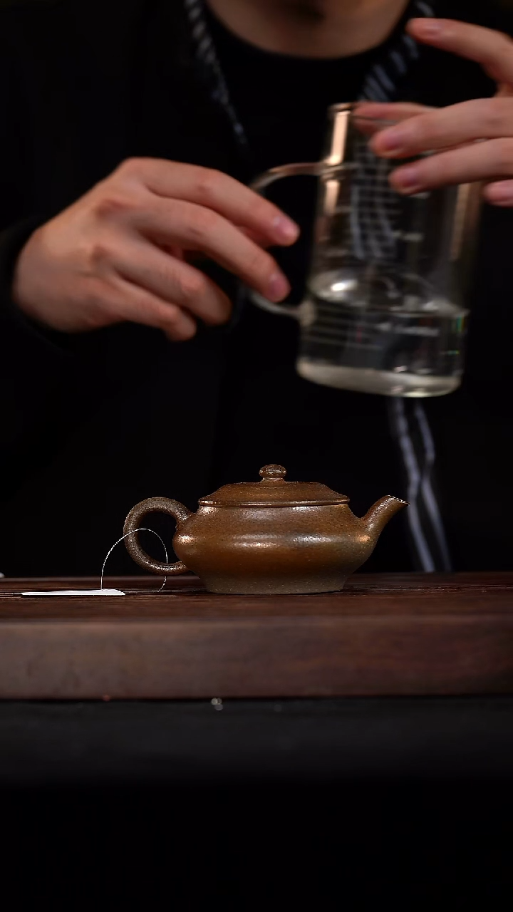 茶壶紫砂虚扁CJ段泥170cc