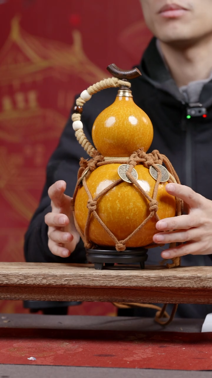 968号大漆精品葫芦一物一拍7-800ml