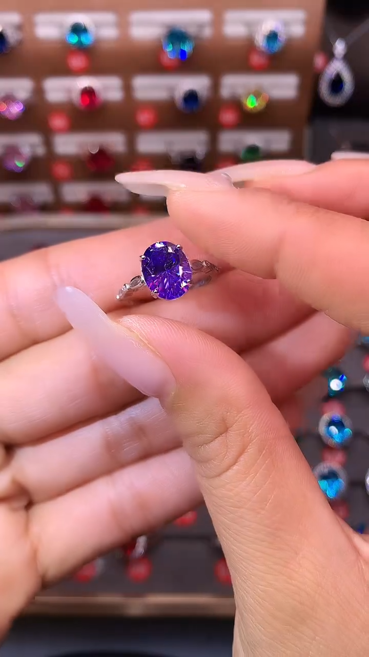 银S925镶嵌戒指碧玺.......