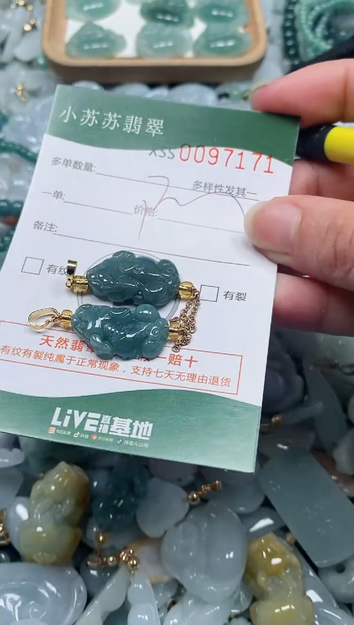 【闪购商品】翡翠颈饰未镶嵌闪购商品0097171