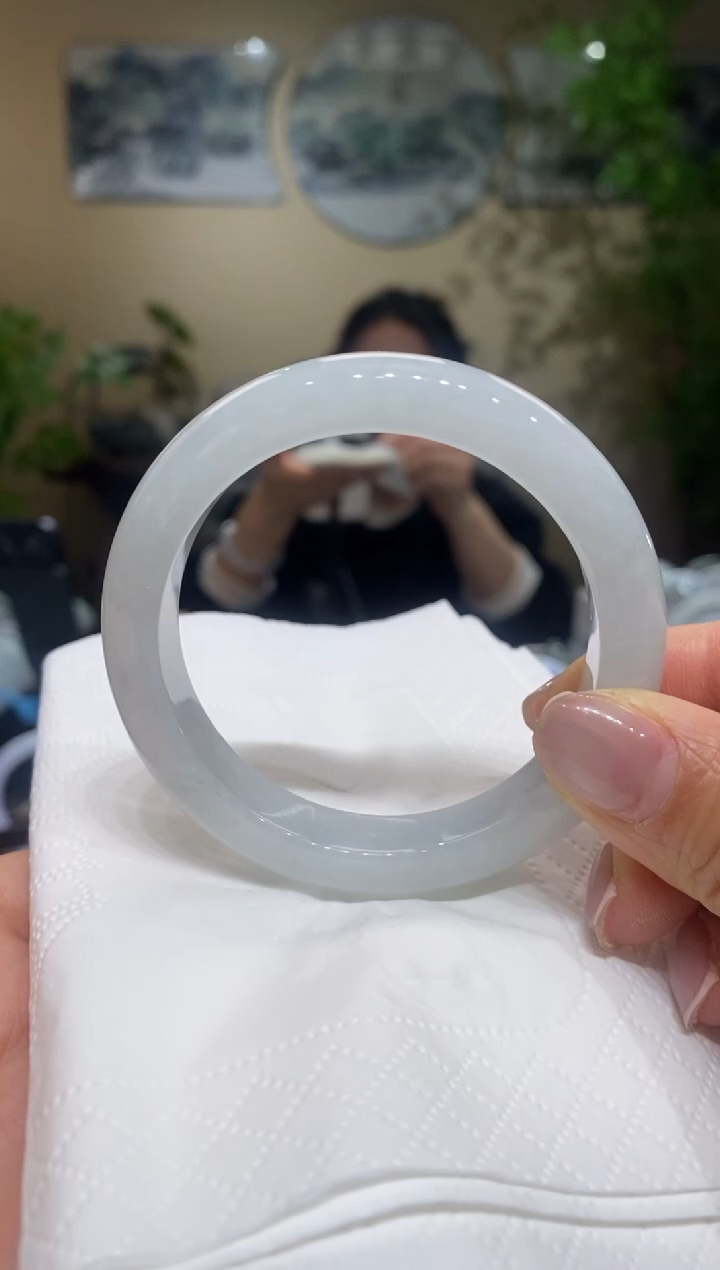 【闪购商品】翡翠手镯未镶嵌翡翠52-53