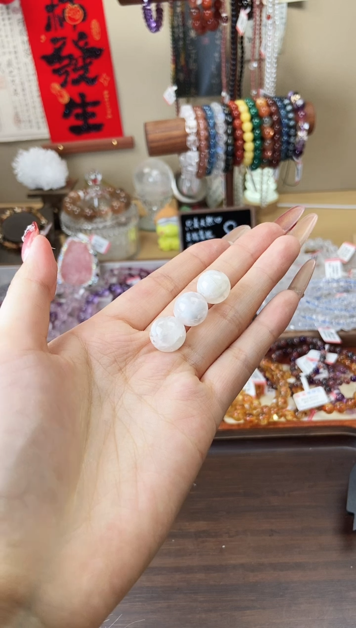 【闪购商品】水晶单珠未镶嵌a20 雪花幽灵单珠13.5mm