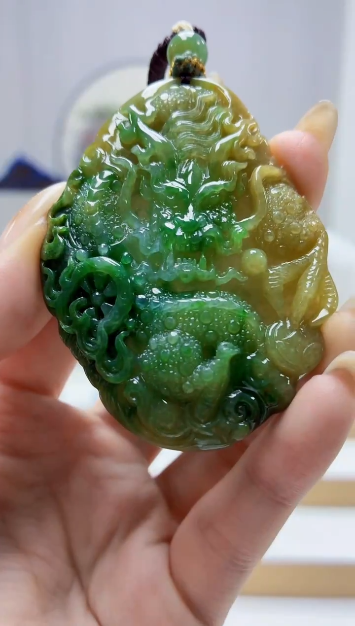 未镶嵌定制翡翠5028jw-毛货挂件111