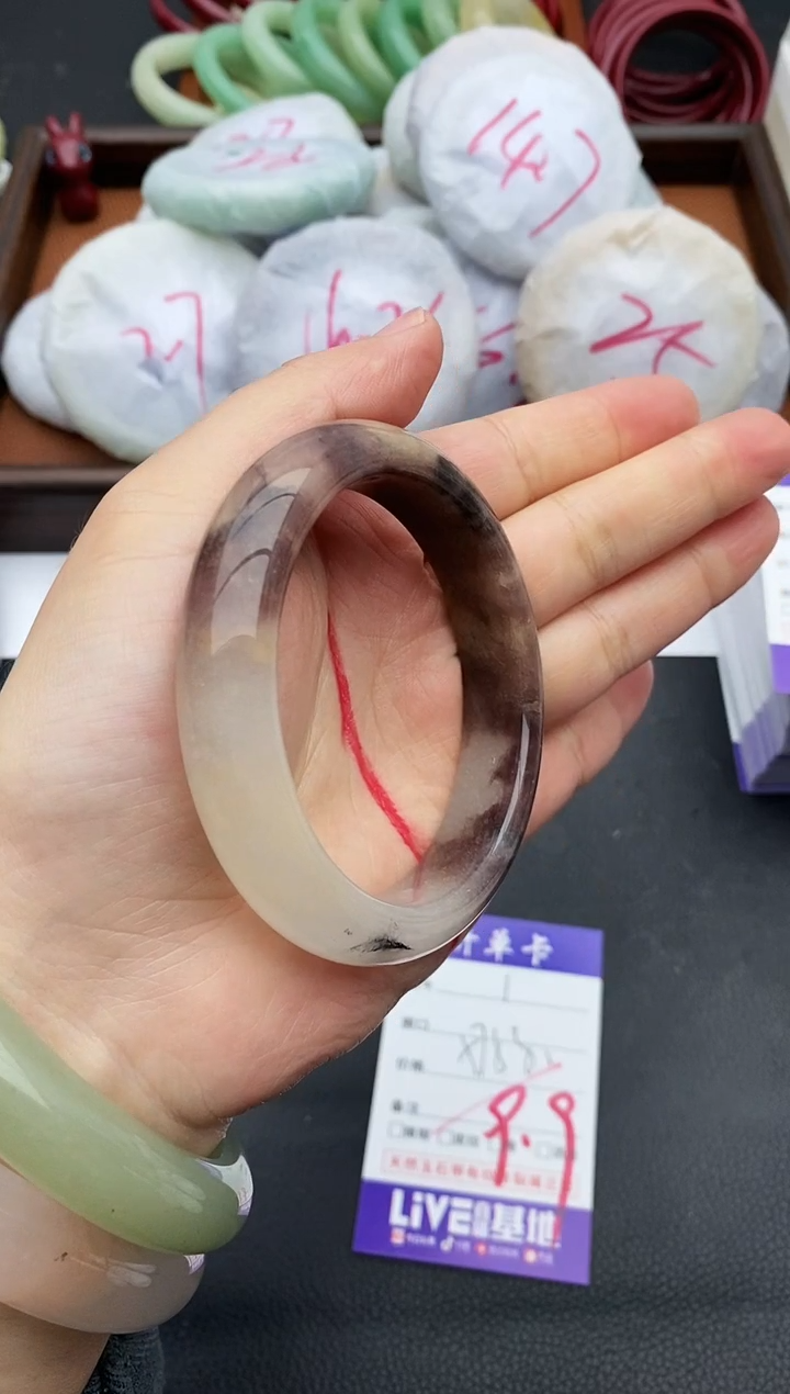 未镶嵌手镯石英质玉1+57/58