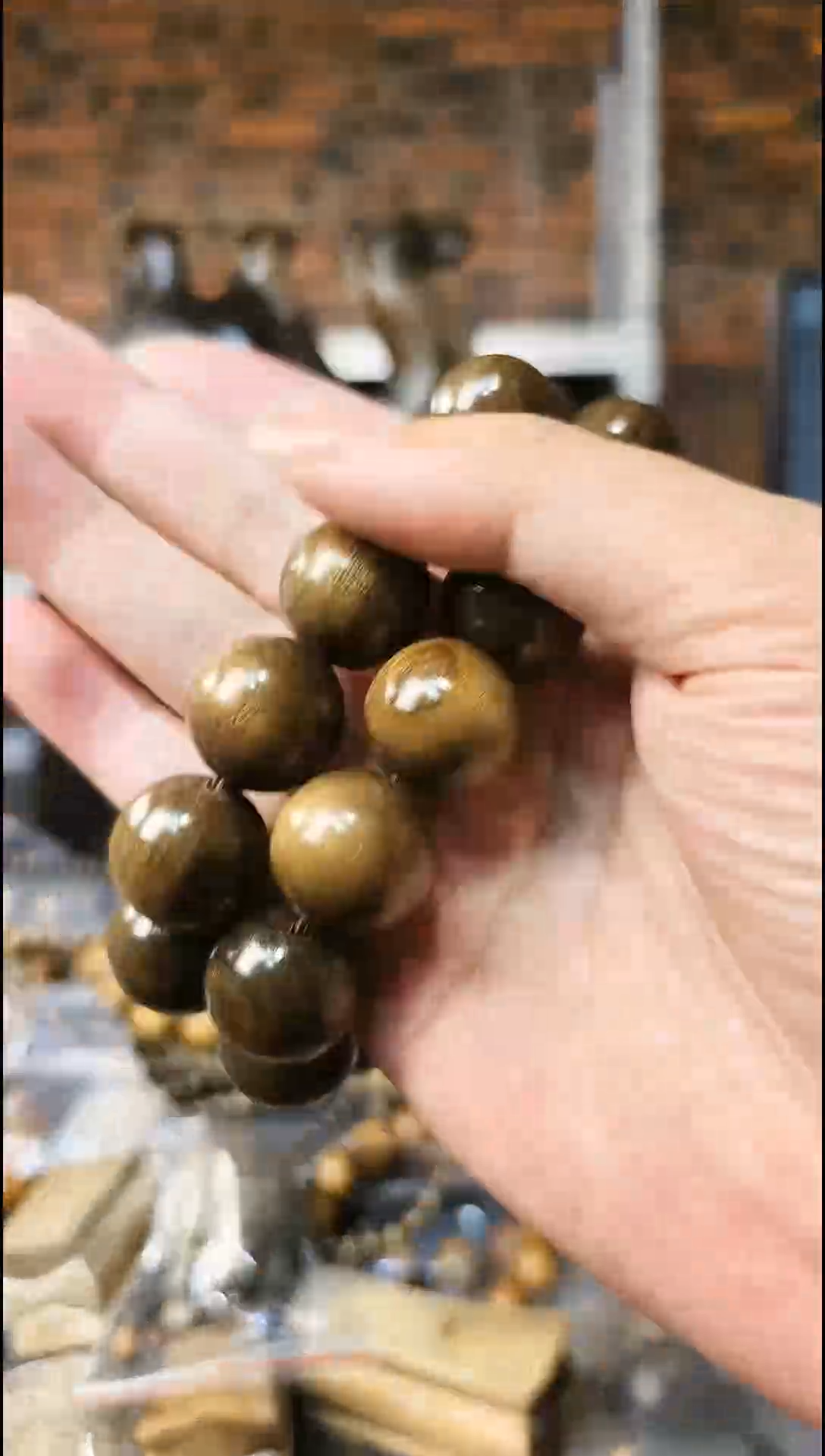 【闪购商品】金丝楠1.8阴沉绿手串