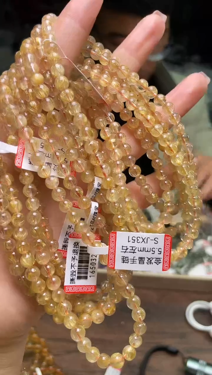 【闪购商品】水晶手串5.5/582未镶嵌多样性发一件