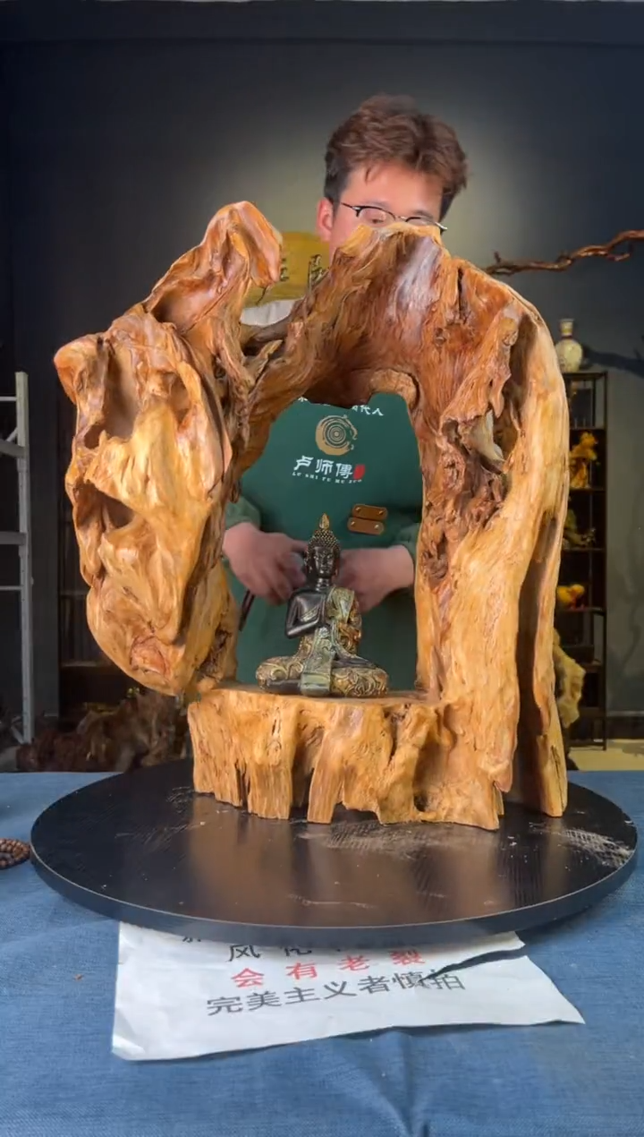 【闪购商品】木卢师傅根艺作品(不包含人物摆件）
