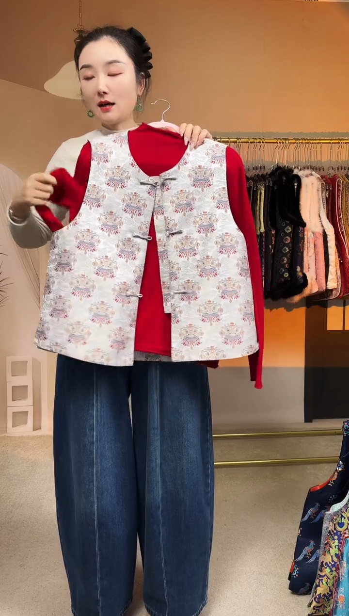 丝绸桑蚕丝马甲马甲