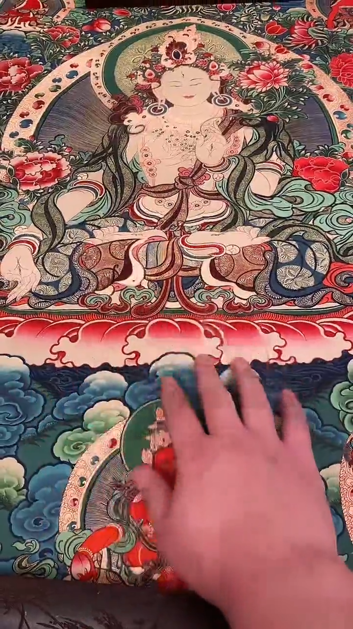 装裱画精美唐卡tk16058