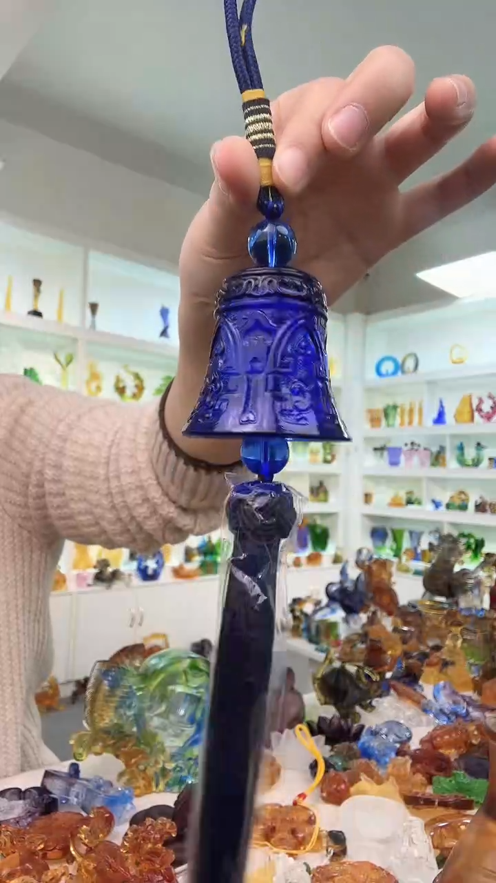 手工艺品琉璃蓝色