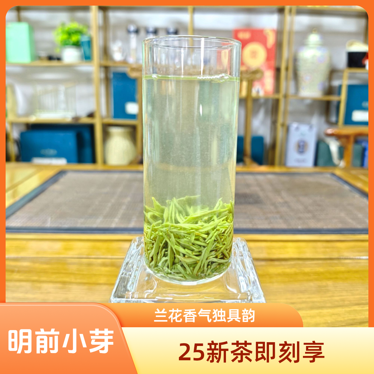 高山毛尖明前小芽兰花香