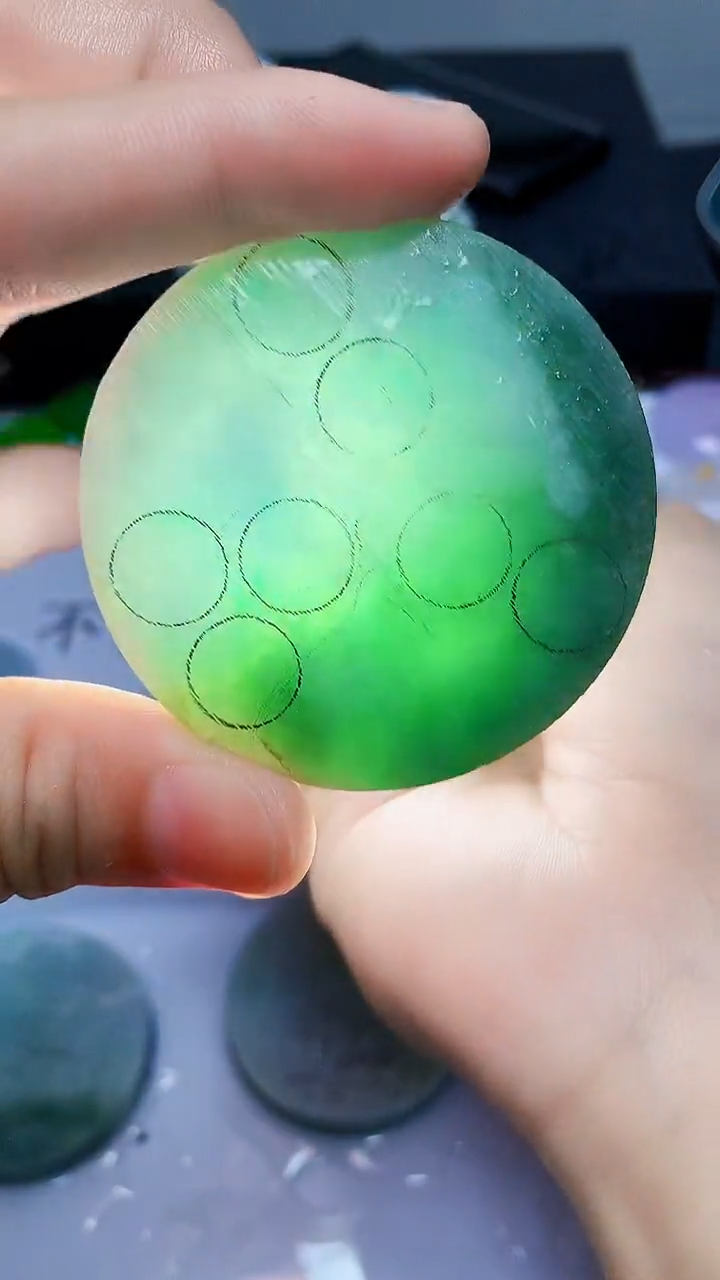 翡翠裸石缅甸天然翡翠A货S2916