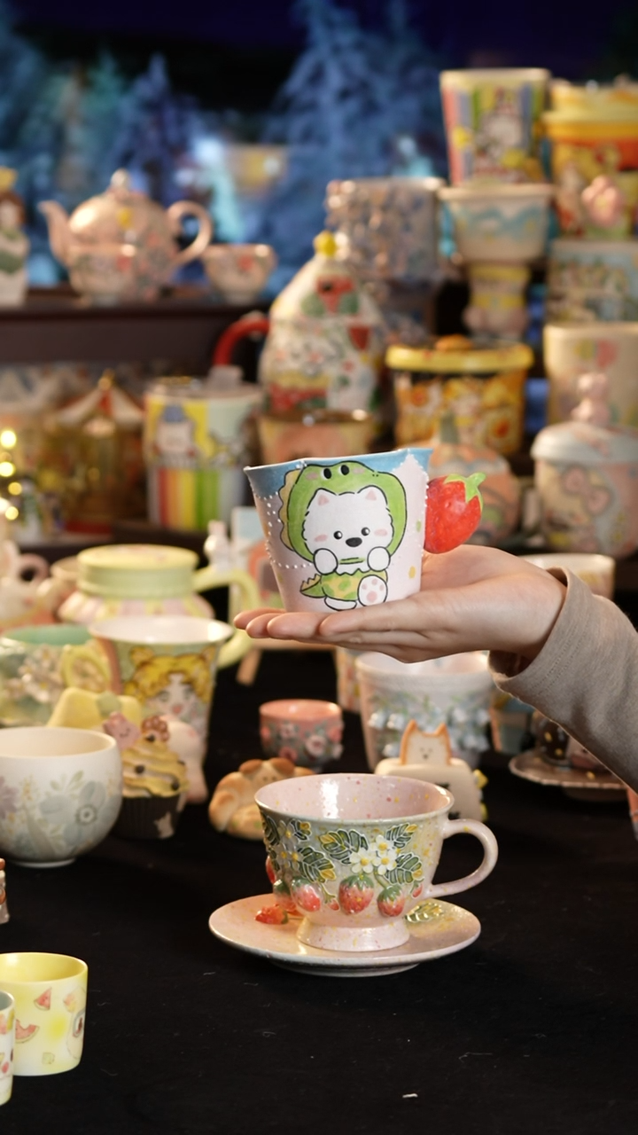 其他陶景德镇釉下彩手绘设计师款陶瓷