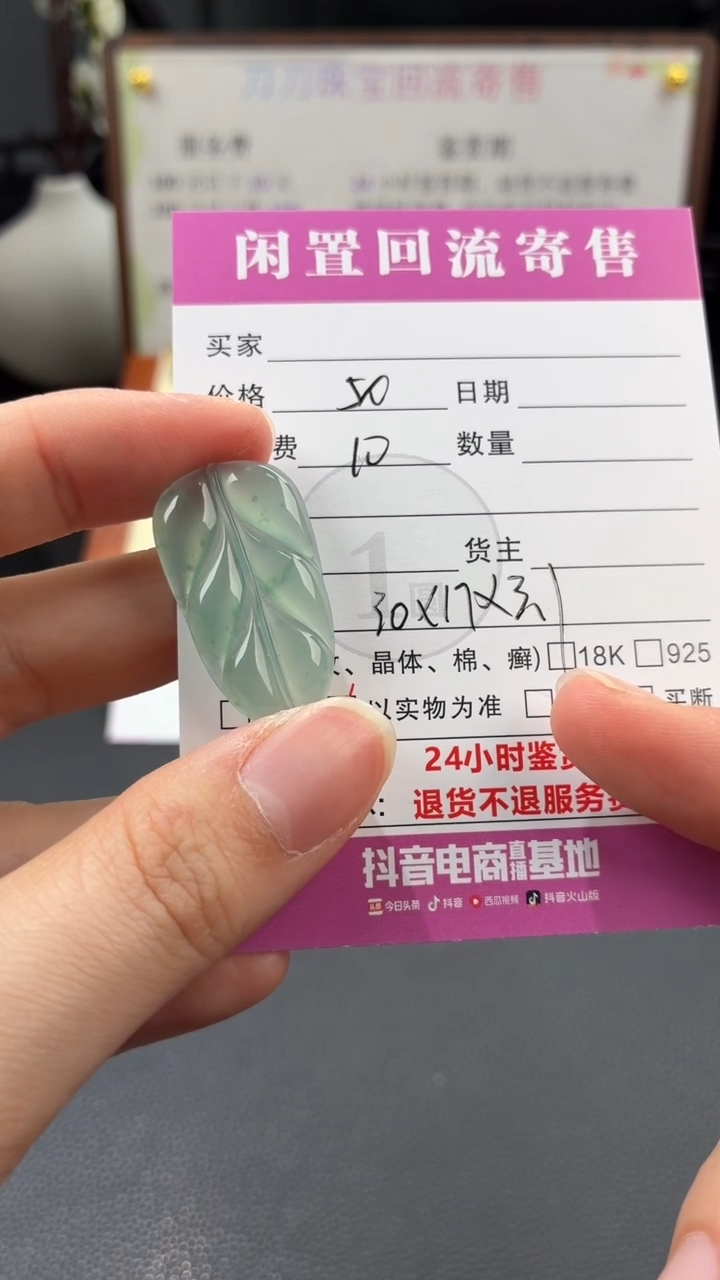 颈饰未镶嵌翡翠00001813