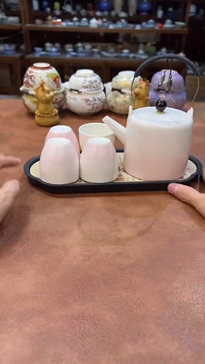 真的很便宜会开片的旅行茶具