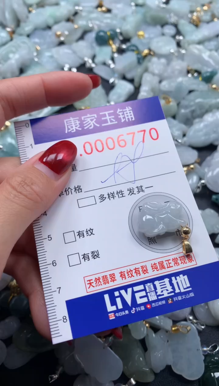 颈饰未镶嵌翡翠6770