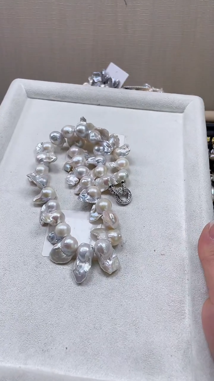 未镶嵌项链淡水珍珠【纯恬饰品】