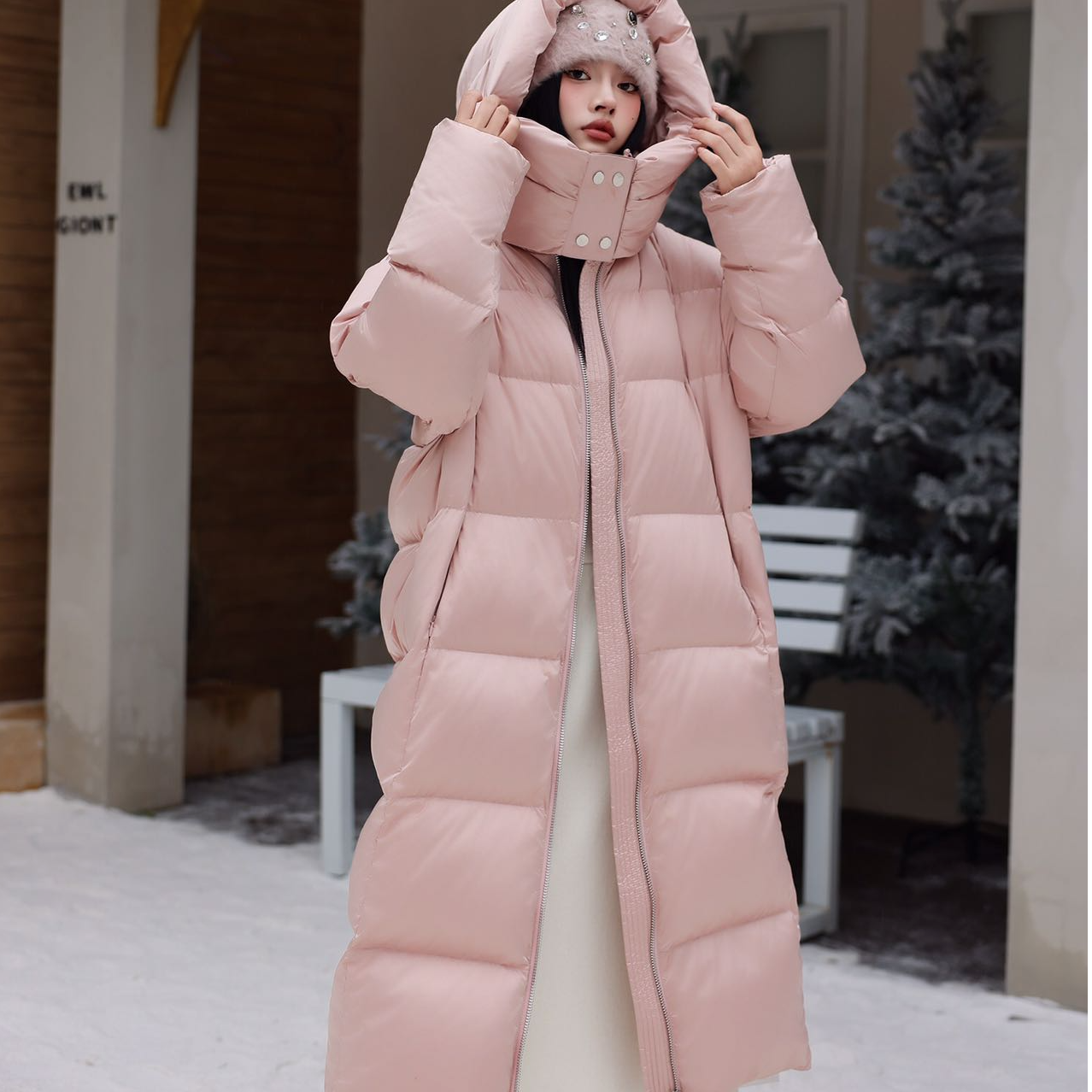 （假一赔三）厚款长款时尚加厚潮流保暖韩版休闲羽绒服288889/BC