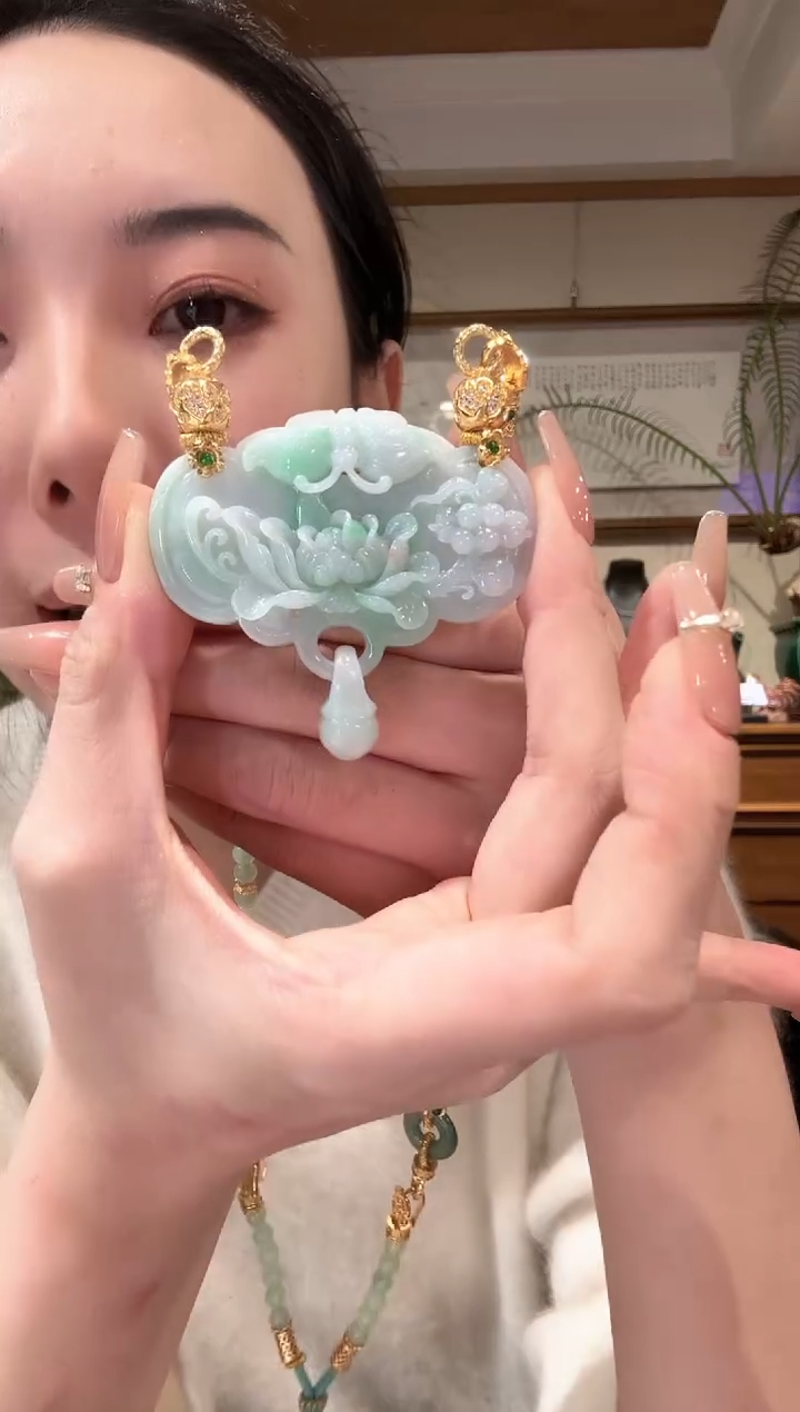 【闪购商品】翡翠颈饰未镶嵌国风