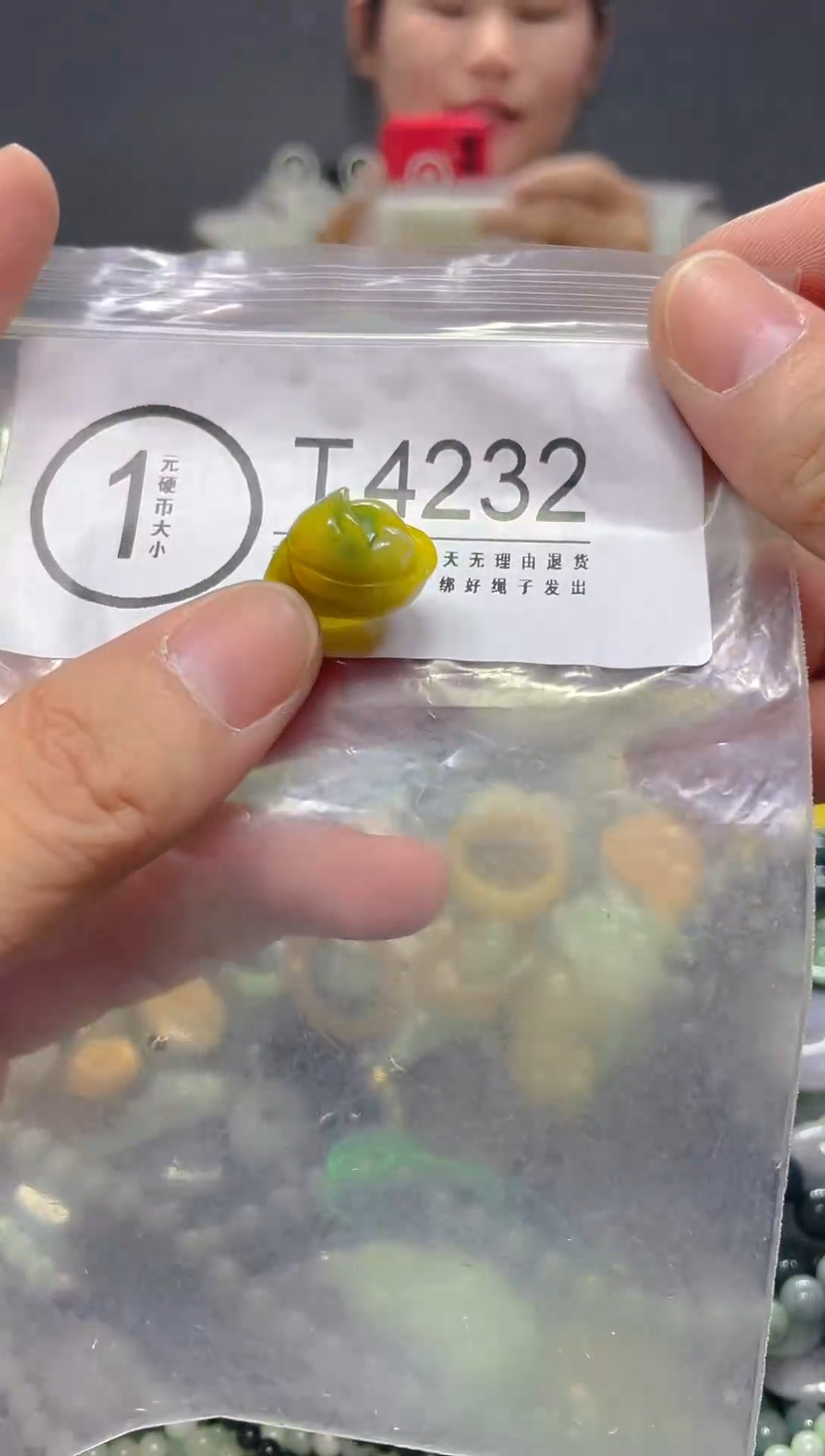 翡翠未镶嵌颈饰/T/翡翠A货,1件也是批发价