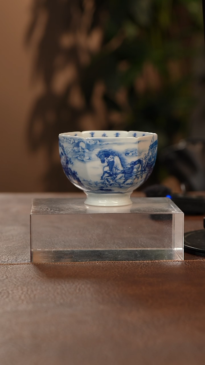 【闪购商品】瓷片青花瓷茶具斌芬陶瓷14