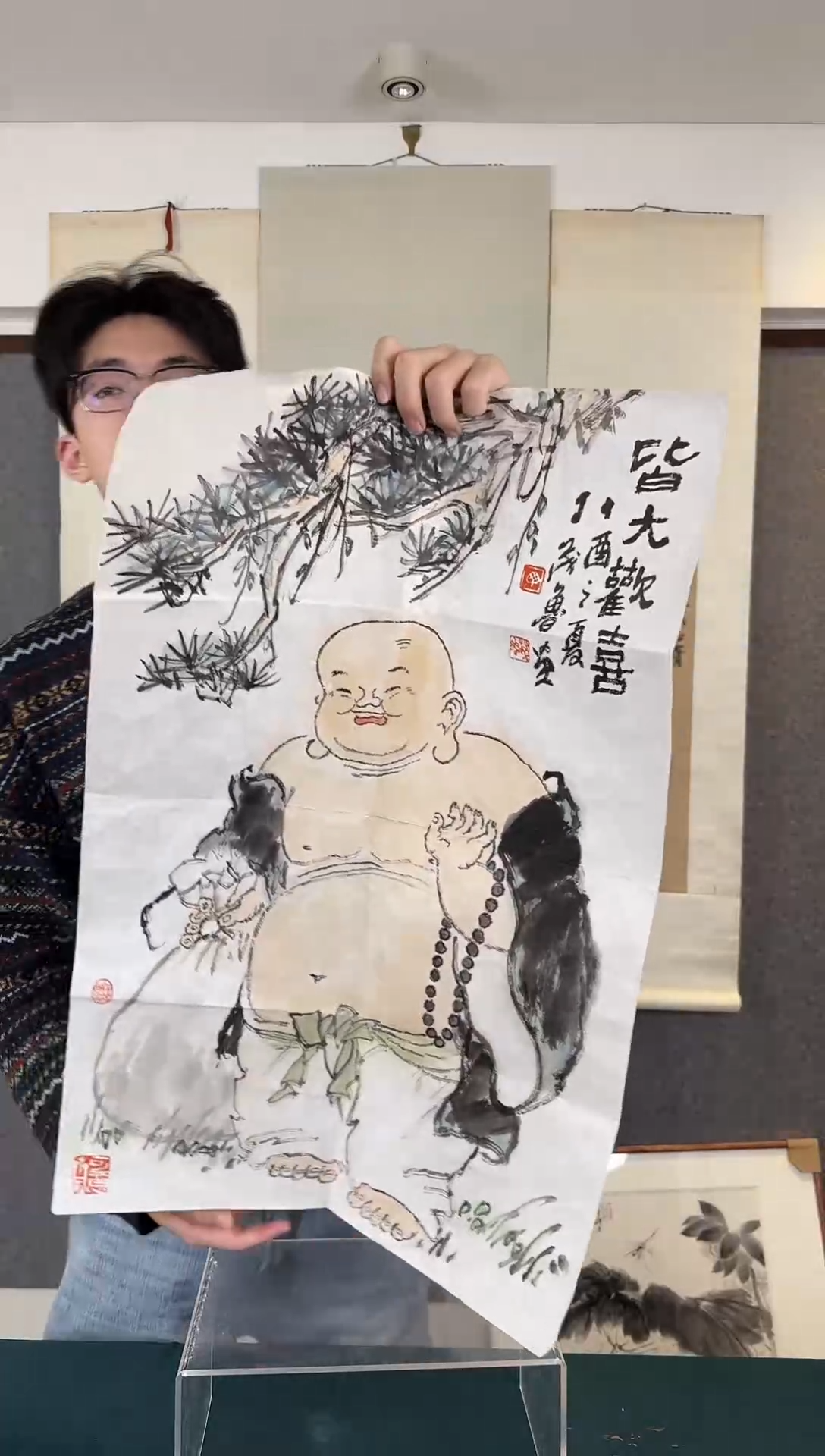 国画杭****店老师手写手绘作品