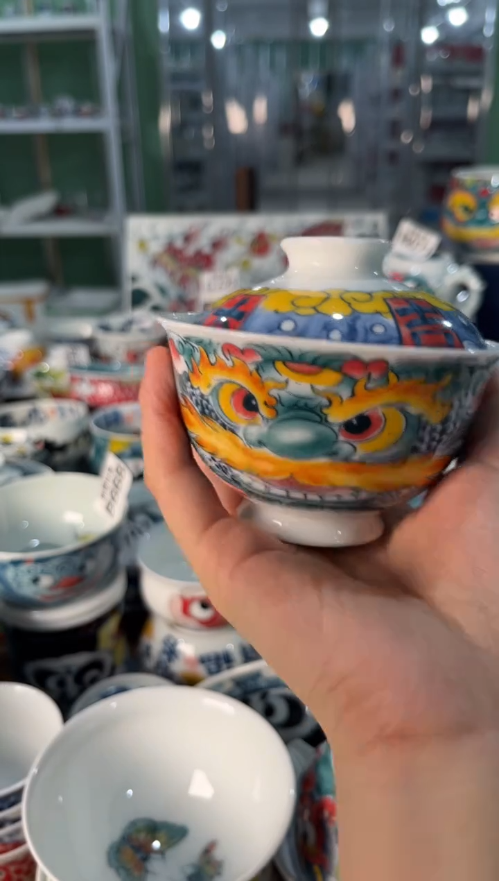 陶瓷昨明景德镇陶瓷：盖碗