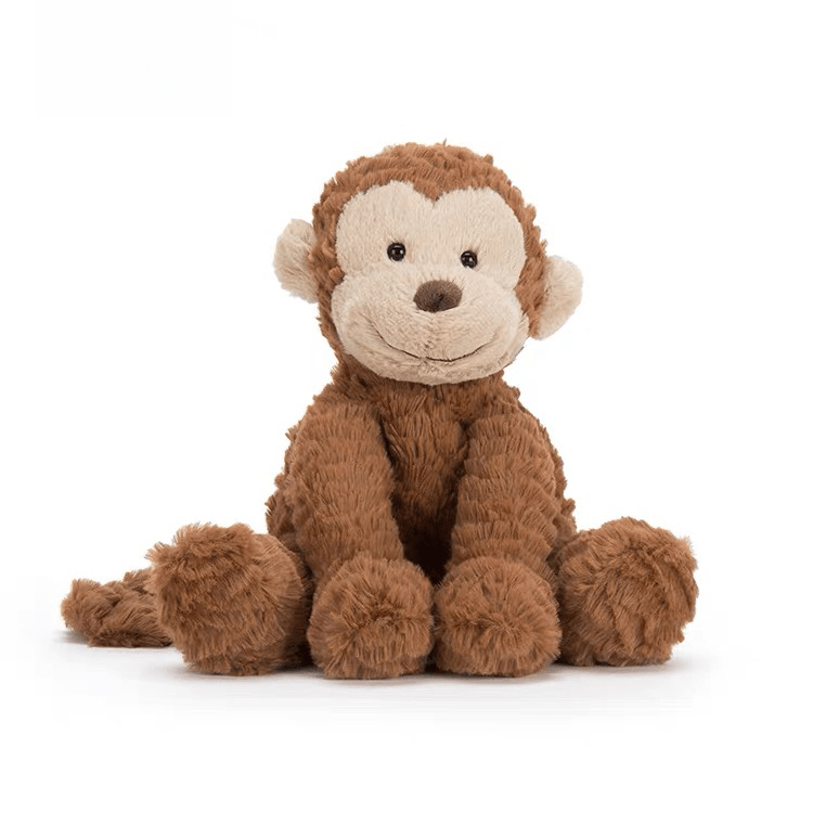 jellycat波浪毛猴子宝宝玩具公仔娃娃毛绒玩偶生日礼物