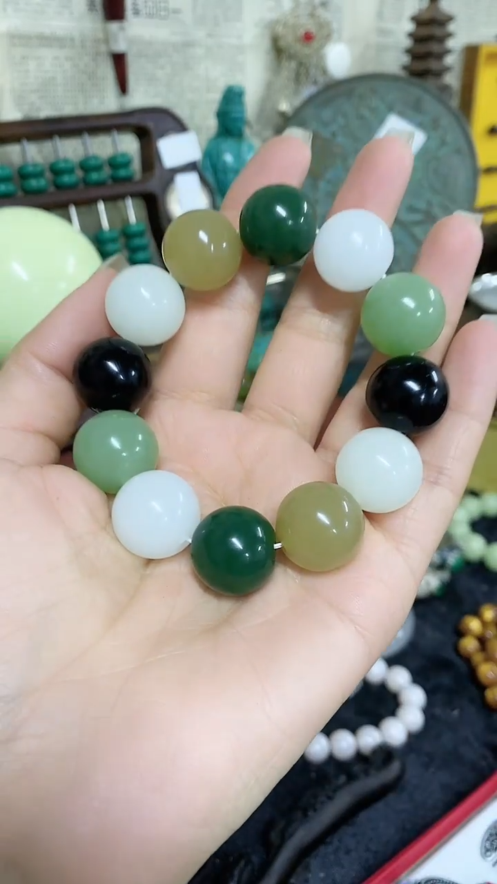 【闪购商品】和田玉手串未镶嵌主播推荐主播推荐