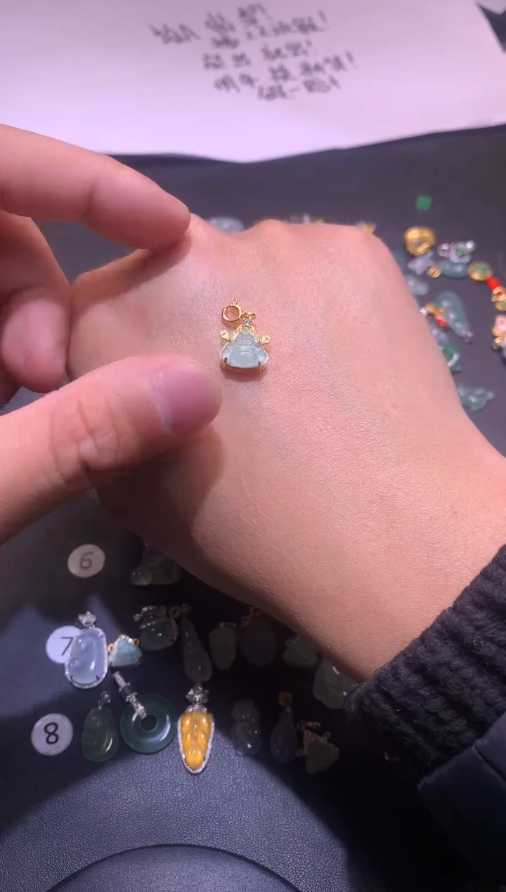 【闪购商品】翡翠吊坠(不含链)银S925镶嵌1