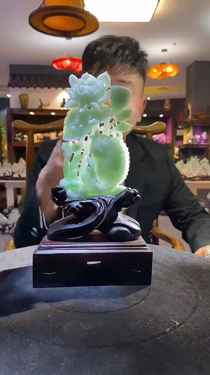 【闪购商品】定制翡翠未镶嵌03/0220/W/年年有余