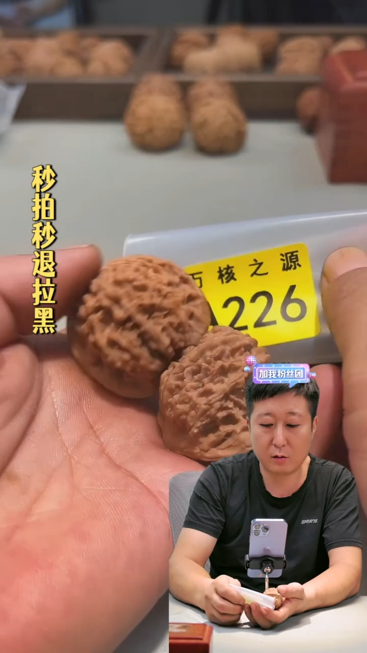 把件文玩核桃A226满天星41